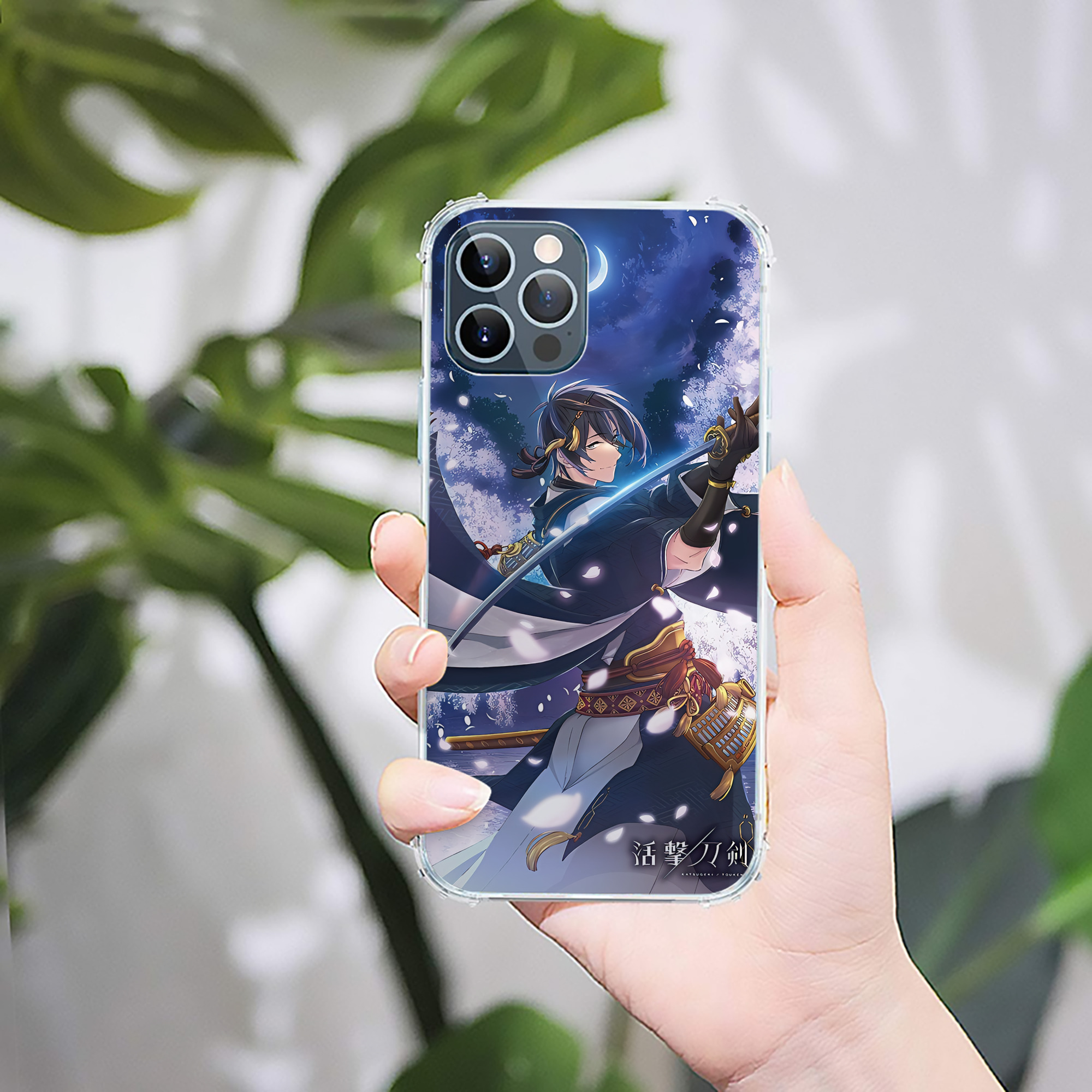 （画像用） 刀剣乱舞 Touken Ranbu 【iPhone 12シリーズ対応】透明スマホケース（クリアソフトケース）